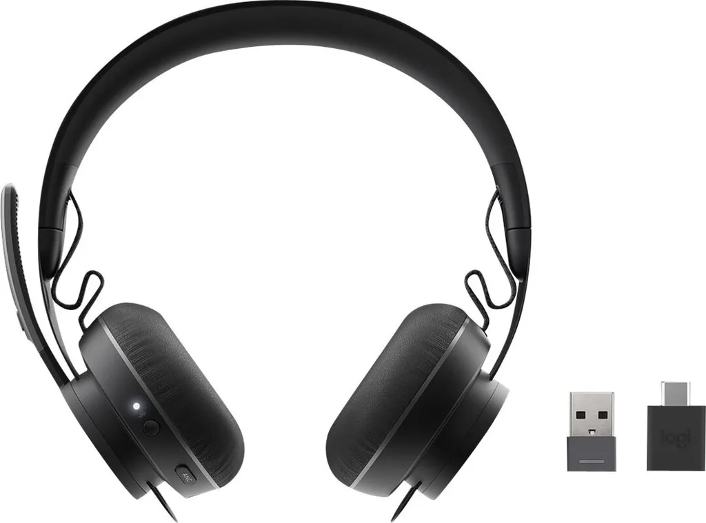 Micro-Casque Logitech Zone Wireless UC avec Suppression Active du Bruit - 3