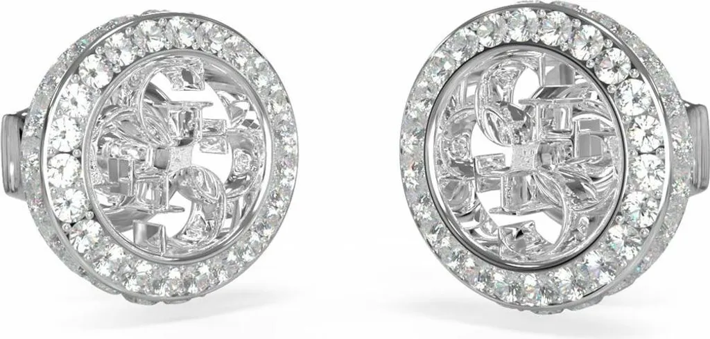 Boucles d'oreilles Guess Femme Hypoallergéniques en Acier Inoxydable Argenté