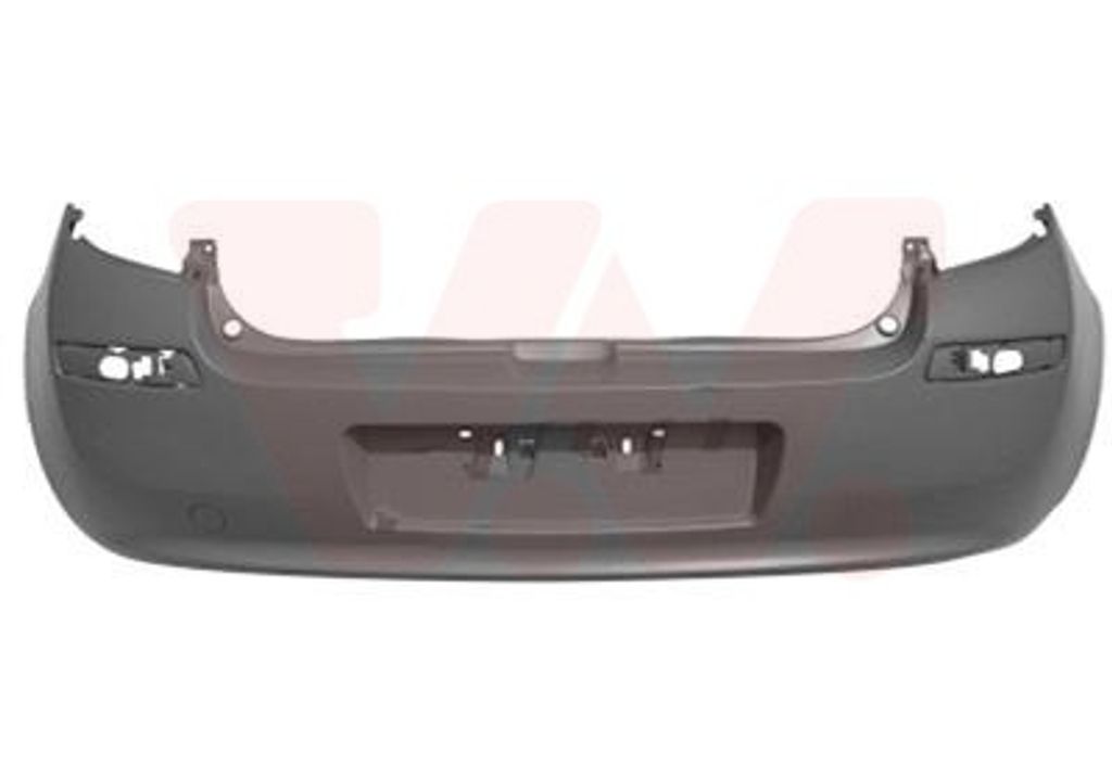 VAN WEZEL Heckstoßstange Stoßfänger Hinten für RENAULT Clio III Schrägheck (BR0/1, CR0/1)