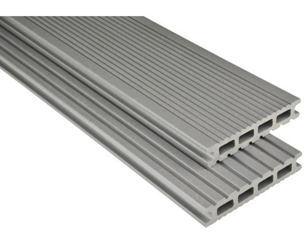 Konsta WPC Terrassendiele Futura grau mattiert 4500 x 145 x 26 mm