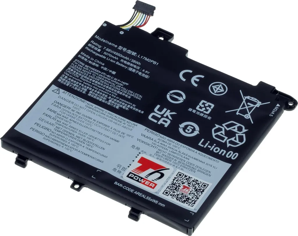 Réparer Autonomie Lenovo V330-14IKB avec cette Batterie 7,68V Noir