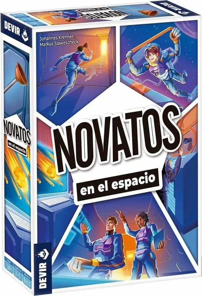 Jeu de Société pour Soirée Famille Novatos En El Espacio Devir Espace