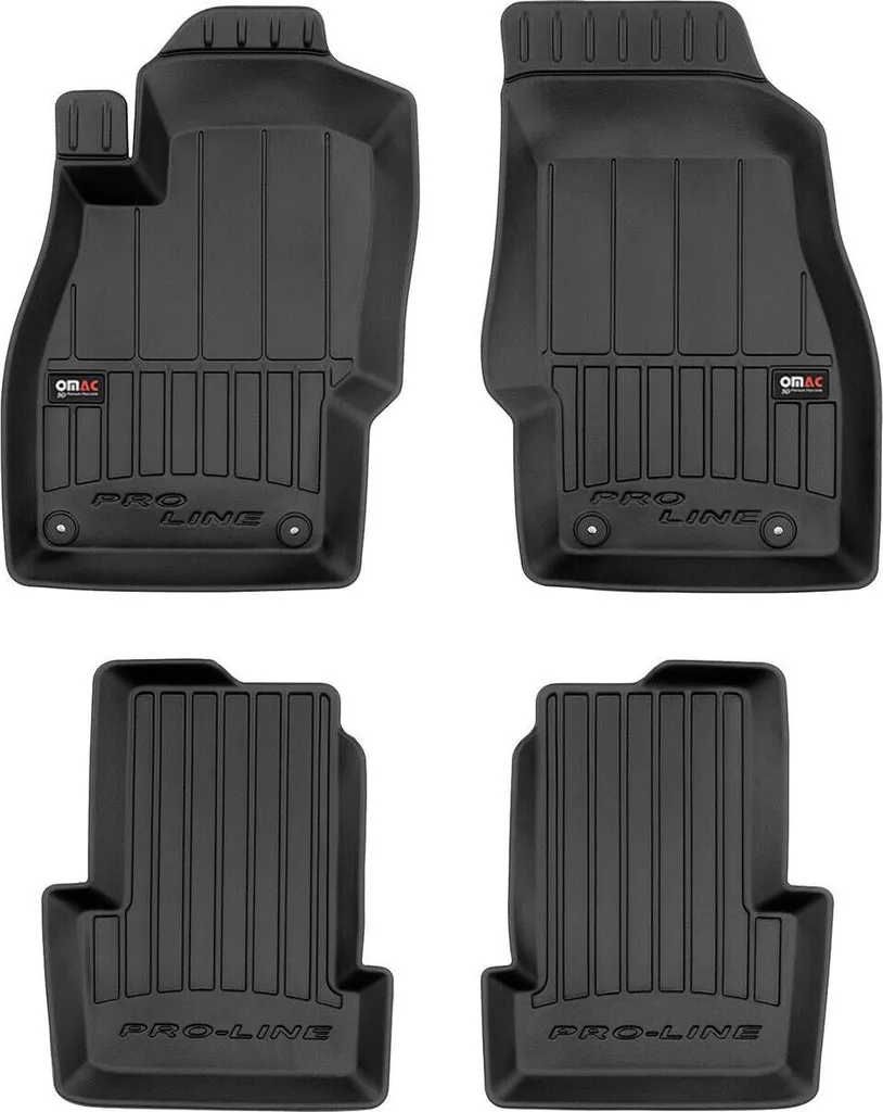Tappetini Auto Opel Corsa E 2014-2019 - Gomma TPE Lavabile 4pz