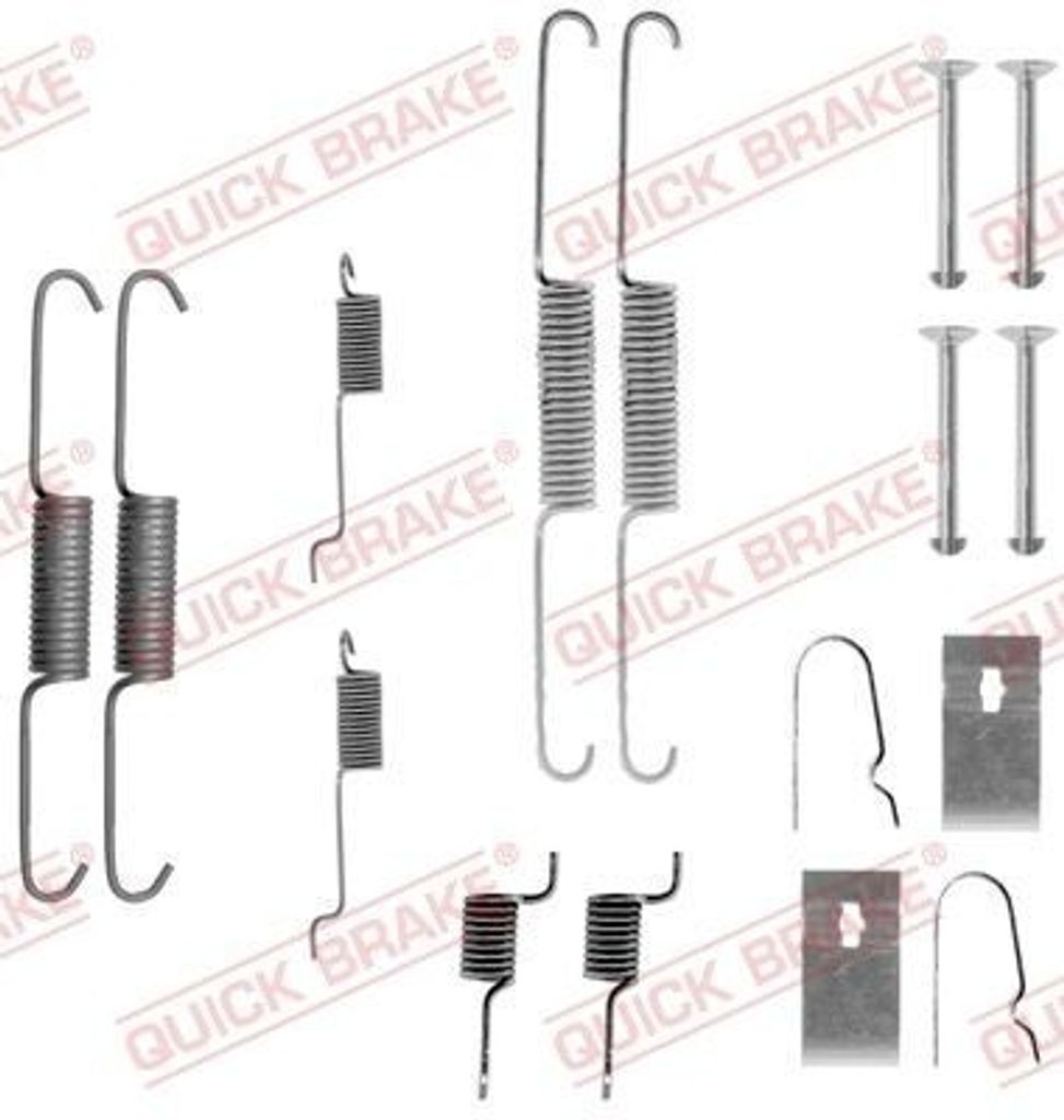 QUICK BRAKE Zubehörsatz Bremsbacken 105-0811 Hinten für Produktbild 