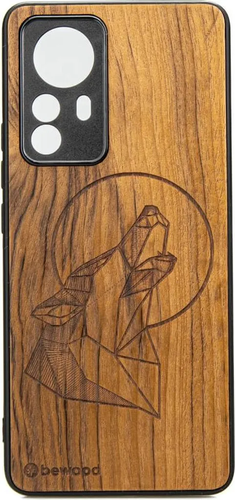 Custodia Premium Xiaomi 12T Bewood | Legno di Imbuia e Design Wilk