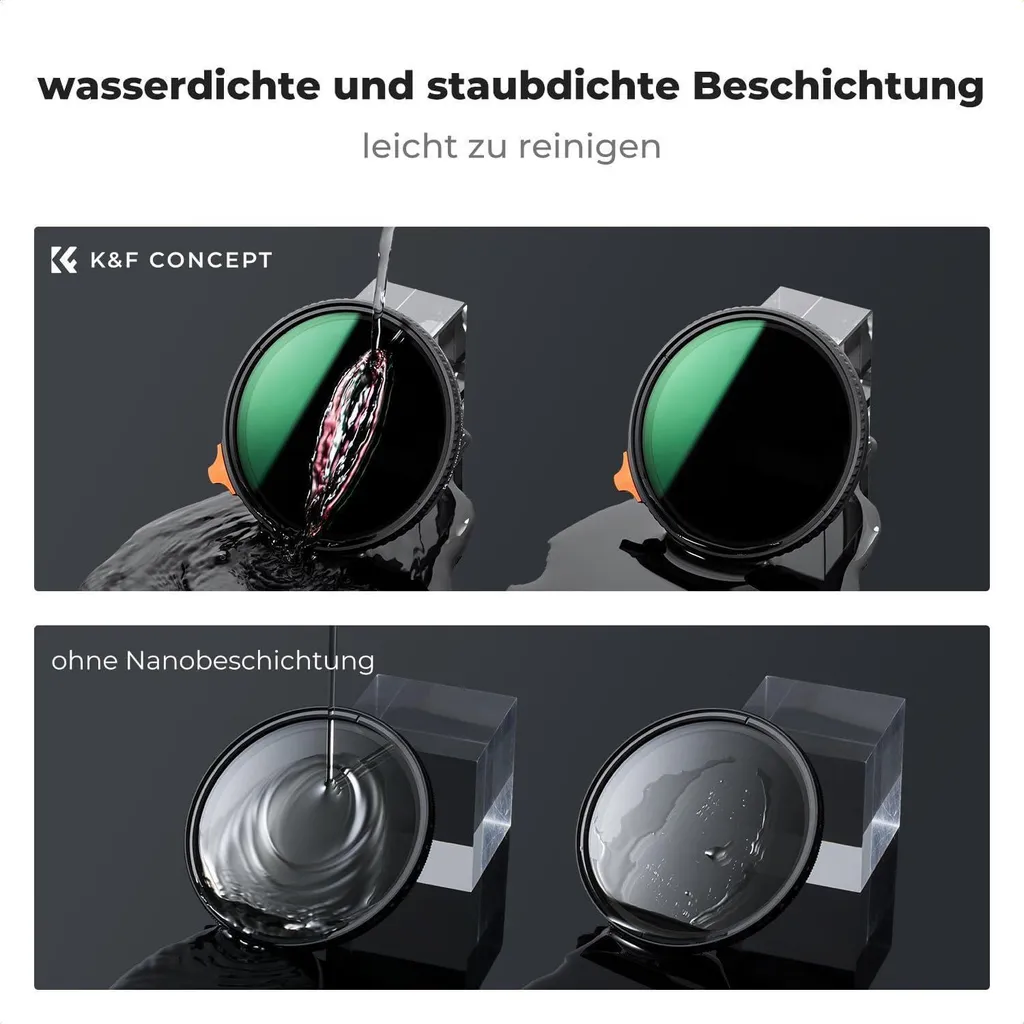 Filtre à Densité Neutre Variable 82mm pour Objectif Photo et Vidéo Reflex - 7