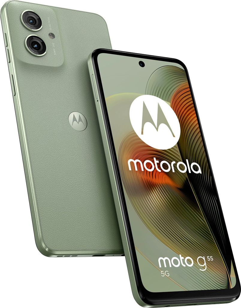 Motorola moto G55 5G 8GB + 256GB Smoky Green Smartphone Produktbild 