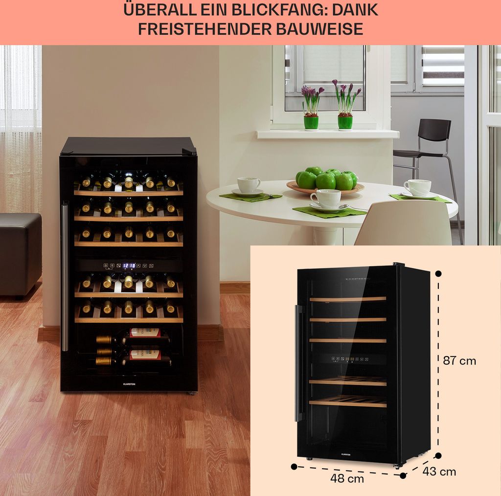 Klarstein Weinkühlschrank, Outdoor Getränkekühlschrank, 2 Produktbild 6