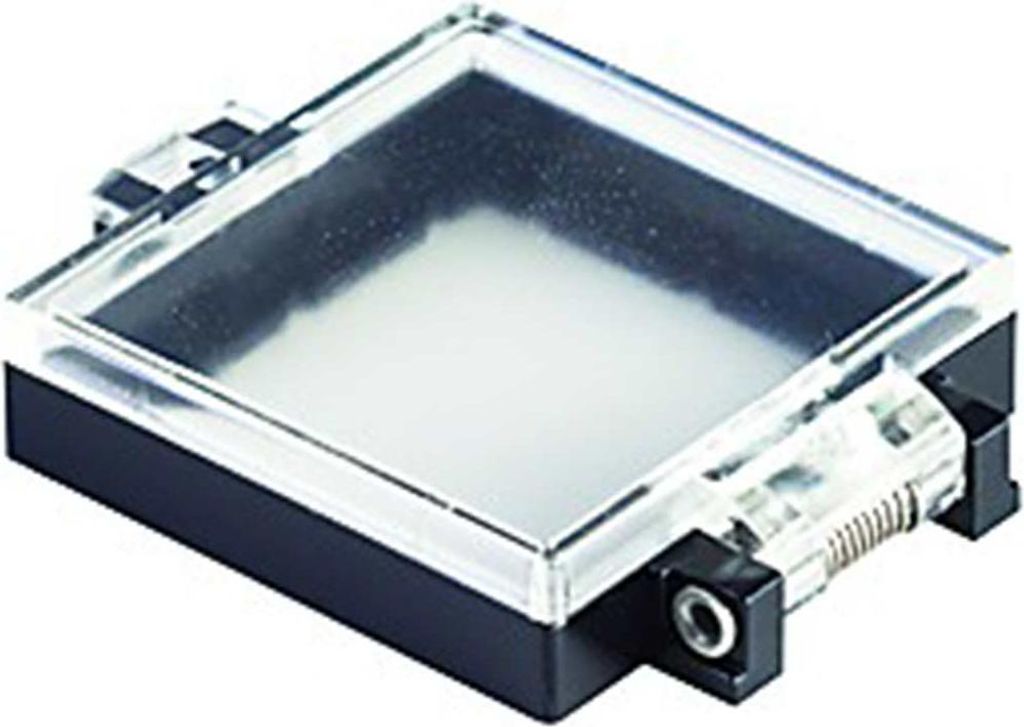 Georg Schlegel Schutzklappe plombierbare für Drucktasten der Baureihe QUARTRON-JUWEL Schutzart IP40 - 1 Stück