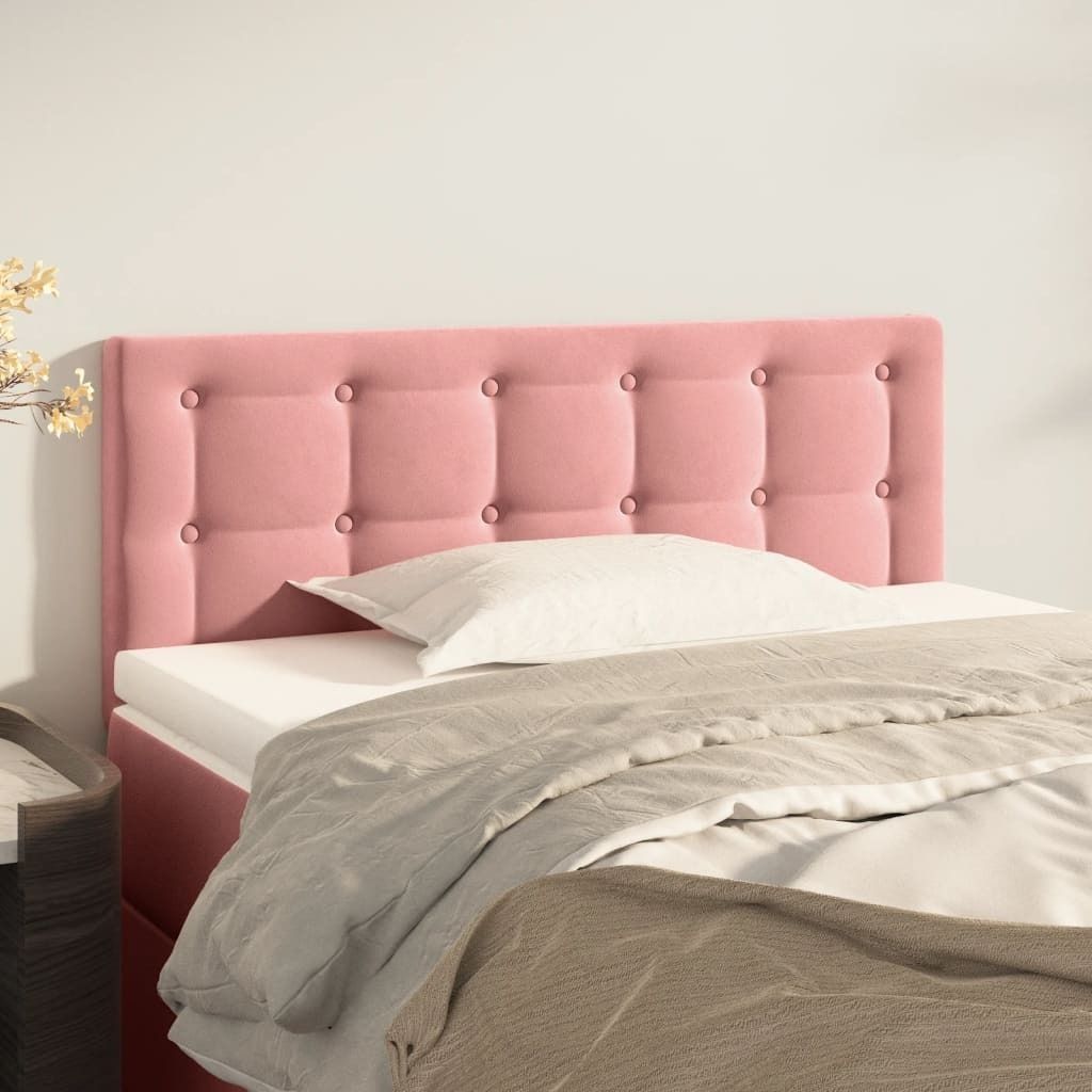 Maison Exclusive - Kopfteil Rosa 100x5x78/88 cm Samt