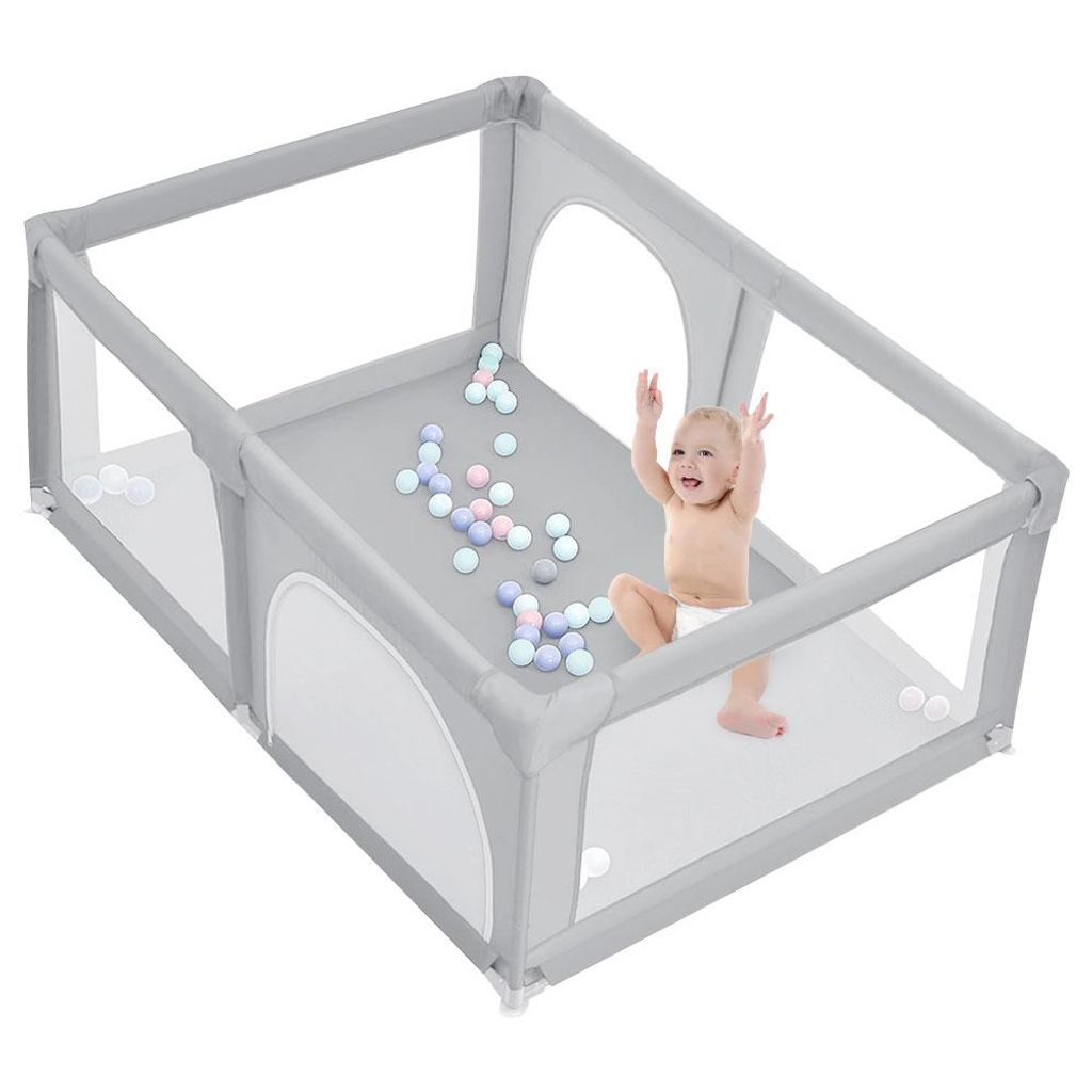 Baby Laufgitter mit 50 Kugel 120x180x66cm Aktivitätszentrum Produktbild 