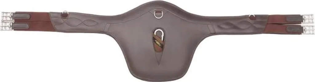 Sangle pour crampons en cuir véritable marron - Modèle résistant 120cm - 2