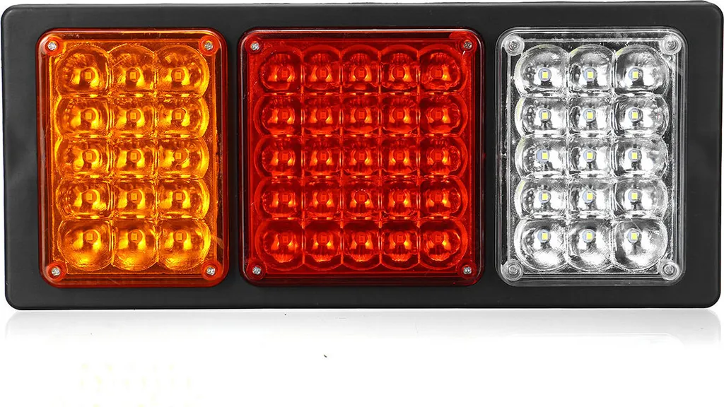 Coppia Indicatori Posteriori 24V LED per Rimorchi e Mezzi Industriali