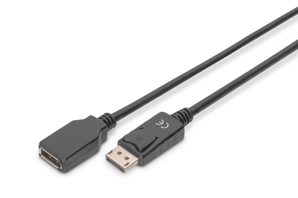 Assmann AK-340200-020-S DisplayPort AV-Kabel für Audio-/Video-Gerät, Monitor - 2 m - ja - 1 x DisplayPort Stecker Digital Audio/Video - 1 x Displ...