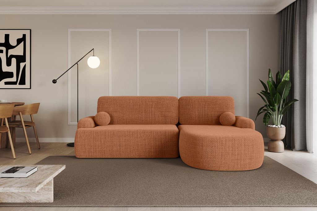 ALTDECOR Ecksofa mit Schlaffunktion und Bettkasten Corner Sofa Bett Eckcouch Couch L-Form Schlafcouch Ausziehbar Wohnlandschaft Schlafsofa Cauchsof...