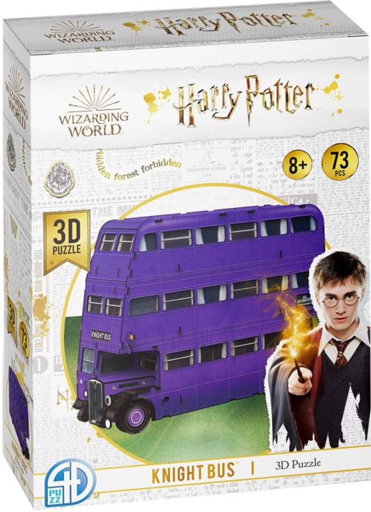 Revell Harry Potter Knight Bus - 3D-Puzzle mit 73 Teilen für Erwachsene & Kinder ab 8 Jahren