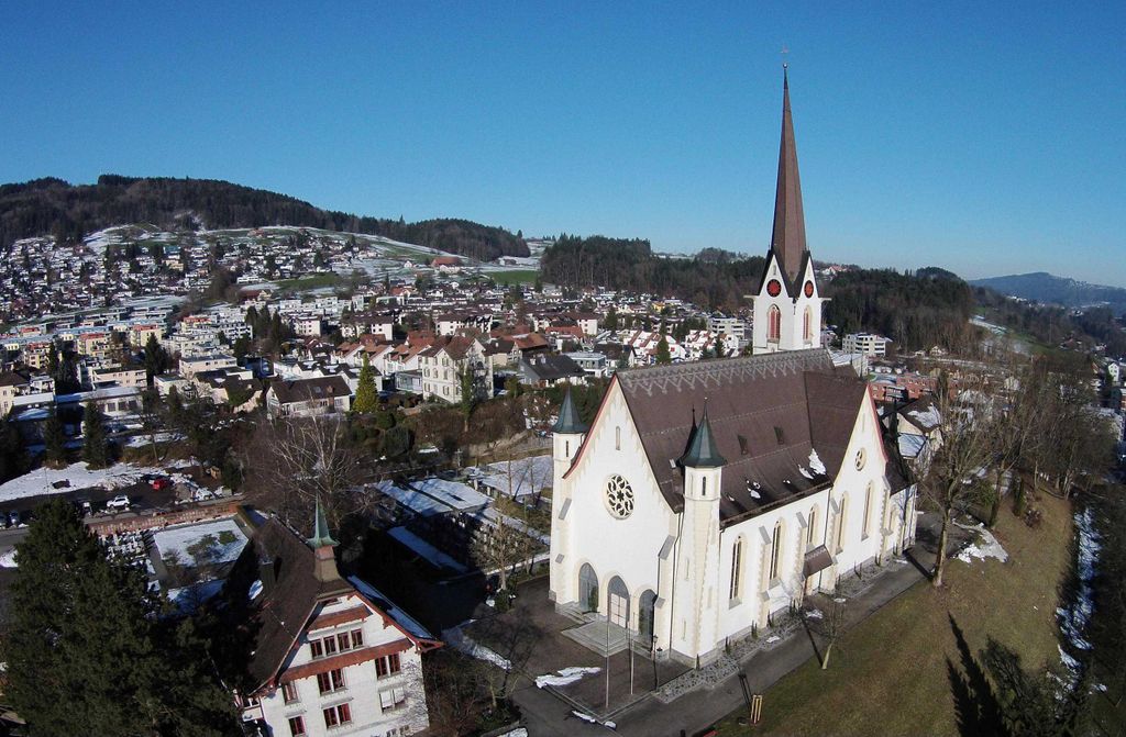 hansepuzzle 15245 - Abtwil Puzzle, 500 Teile, Orte, 46,0 x 30,0cm mit hochwertiger Aufbewahrung, Kartonbox und wiederverschließbarem Beutel