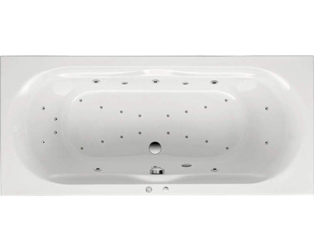 Whirlpool OTTOFOND Turis 80 x 180 cm weiß glänzend 55510
