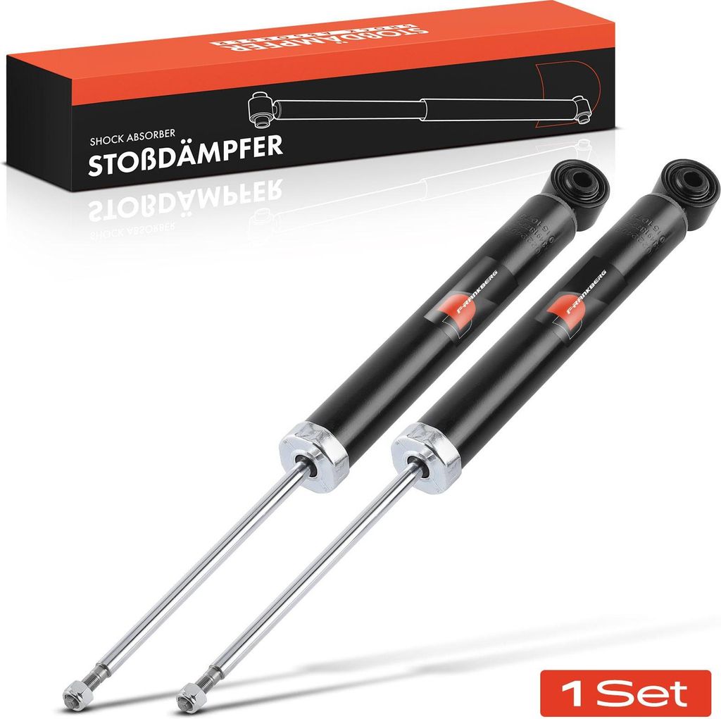 Frankberg 2x Stoßdämpfer Hinterachse für VW Golf 5 6 1K1 5K1 Jetta IV Skoda Yeti Bj ab 2003