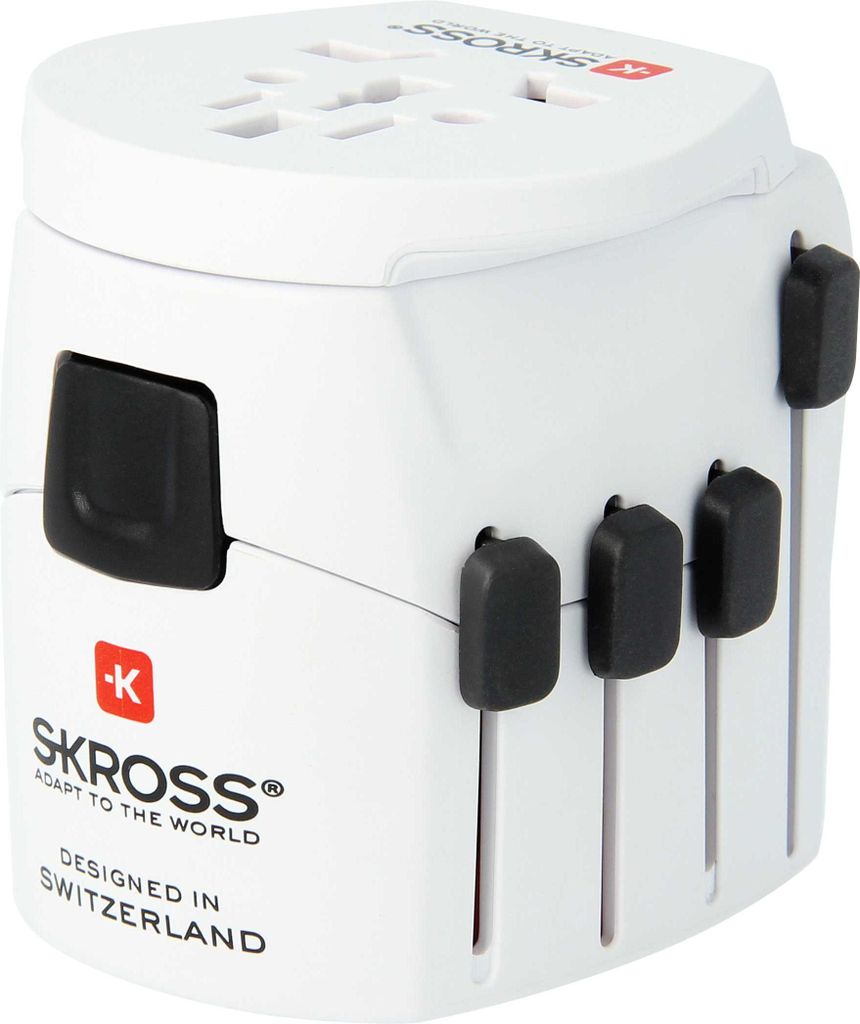 SKROSS 61260 Světový adaptér PRO - světový, bílý - vhodný Obrázek produktu 