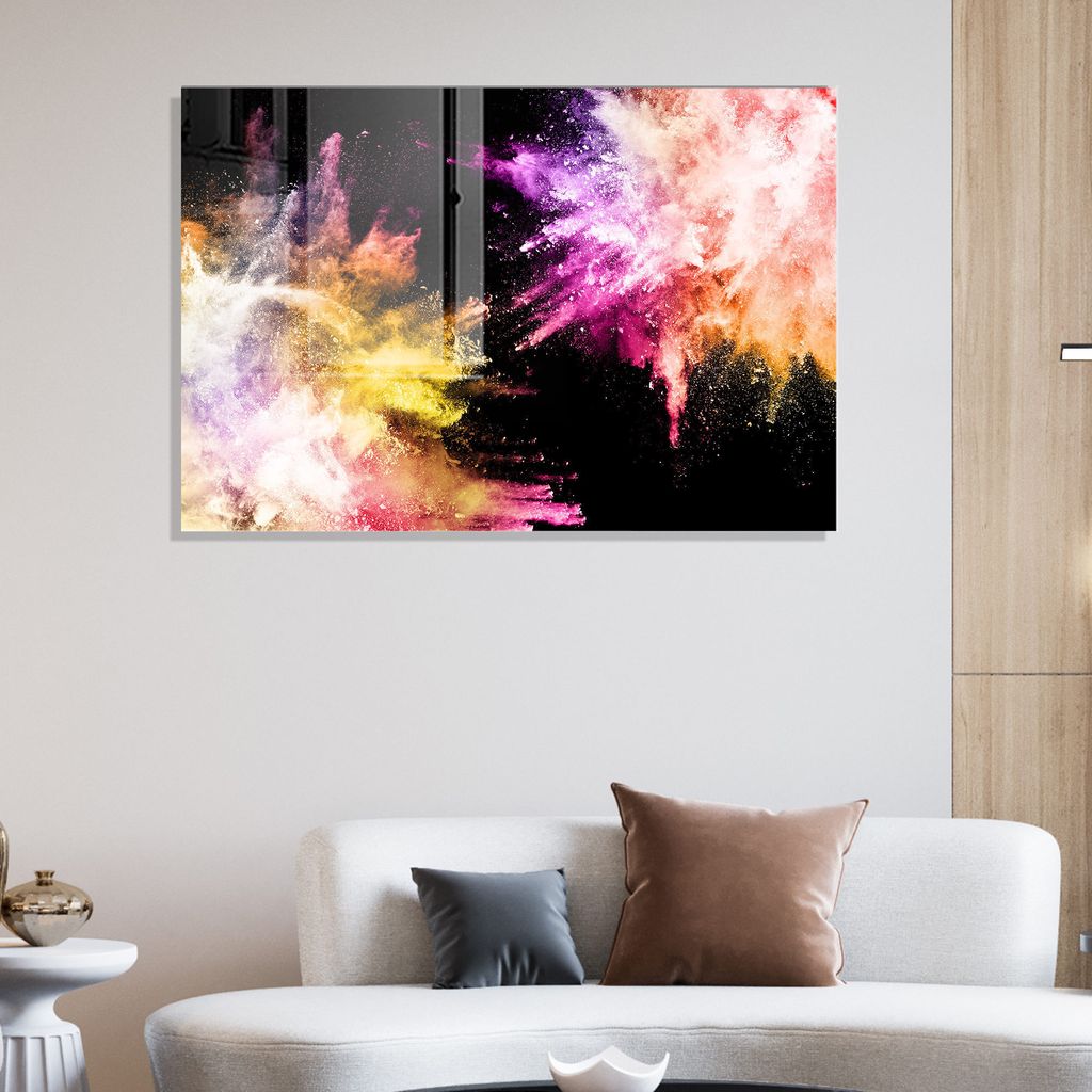 Wallity, 1266- GLS1729, Bunt, Leinwandbilder, 70 x 100 cm, 100% getempertes Glas (Dicke: 4 mm)