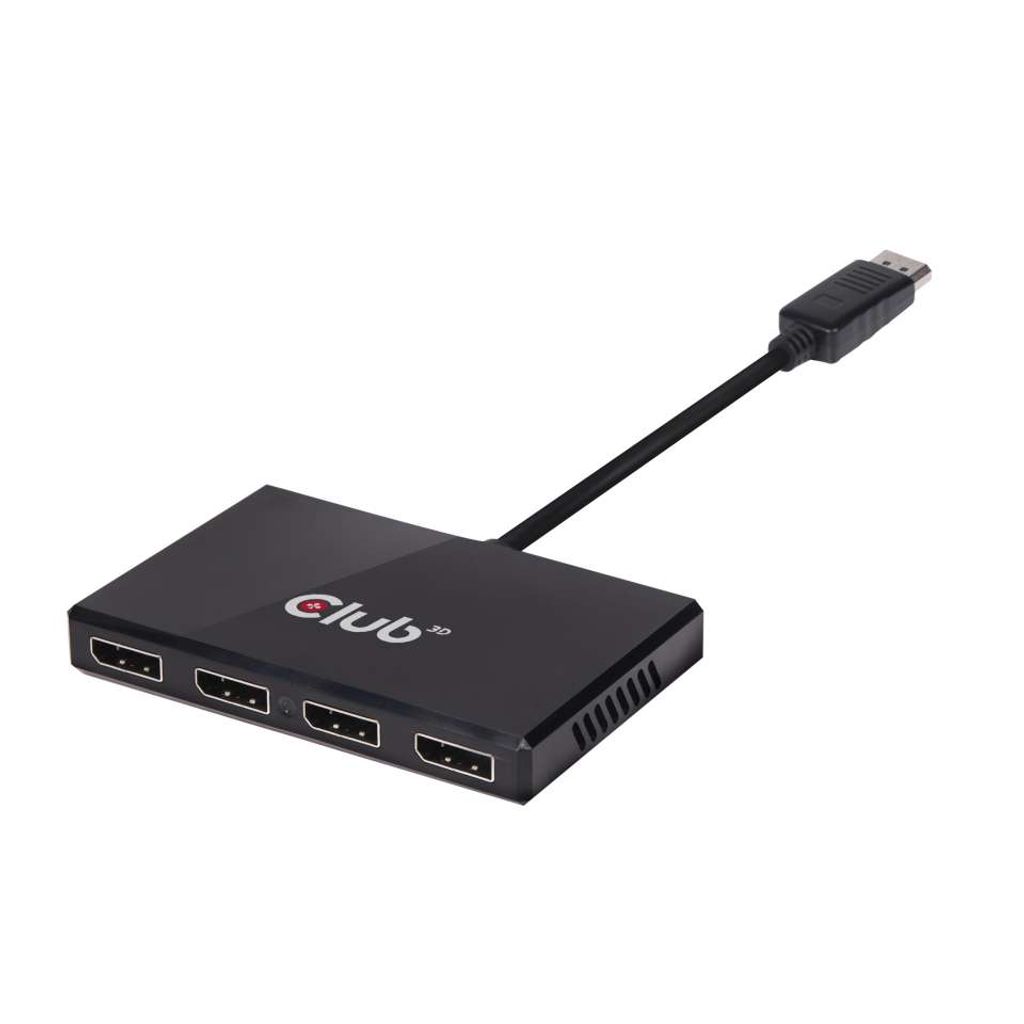 Club3D Multi Streaming Transport Hub 1xDP->4xDP SenseVision Polybeutel