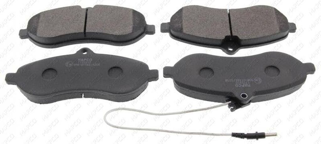 Scheibenbremsbelagsatz VA, FIAT SCUDO, CITROEN JUMPY, PEUGEOT EXPERT 01/07-