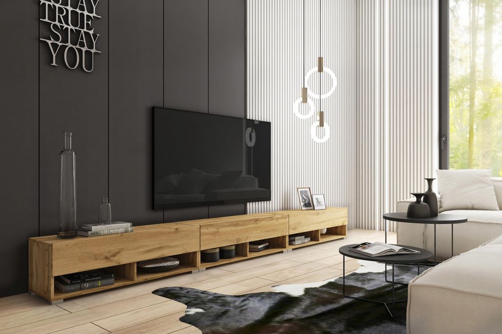Meuble TV CALIBURI 300 – chêne wotan Image du produit 