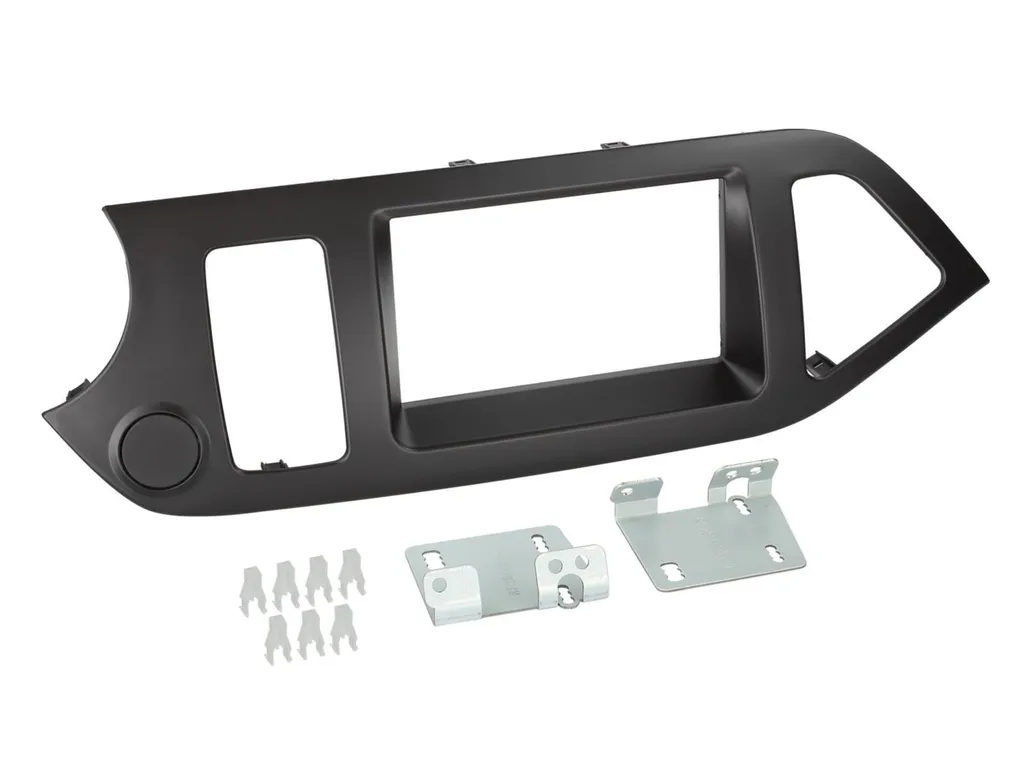 Adaptateur autoradio 2-DIN pour KIA Picanto 2011 : intégration propre