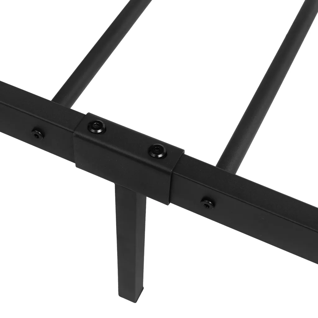 Lit de jeu LED noir avec support écran réglable et paniers intégrés - 5