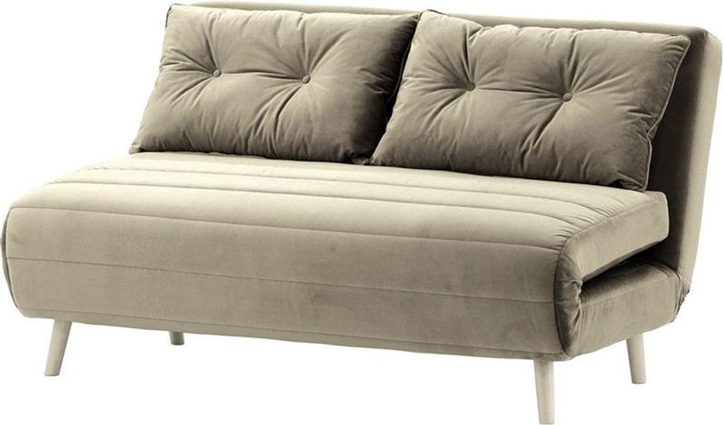 Ausklappbaresofa Flic 142 cm-Velluto 17-white