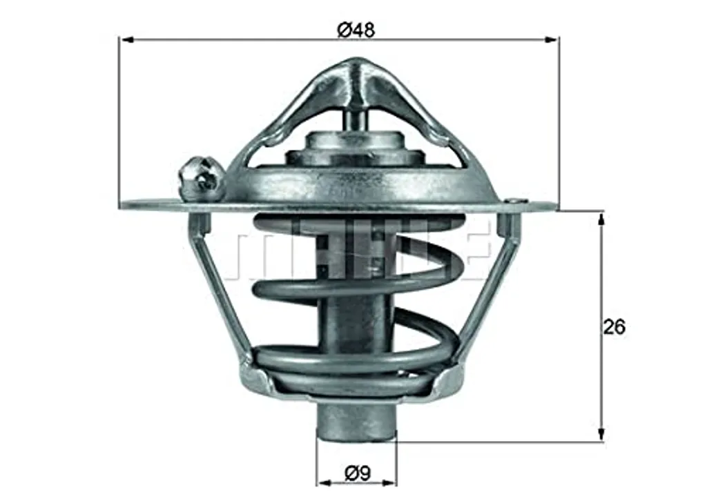 Thermostat MAHLE TX 108 82D - Boîtier de régulation liquide refroidissement