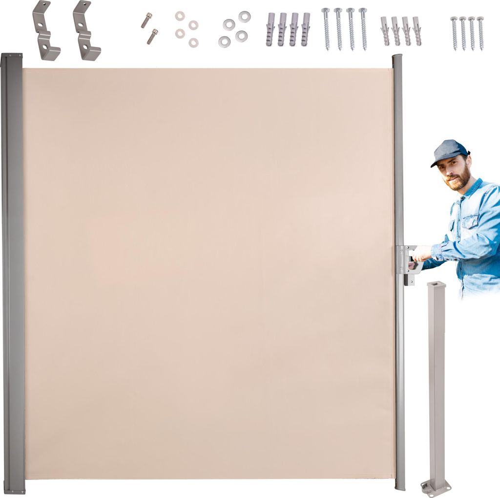 Creative Corner Tenda laterale per terrazza LUARO 180 x 400 Immagine del prodotto 