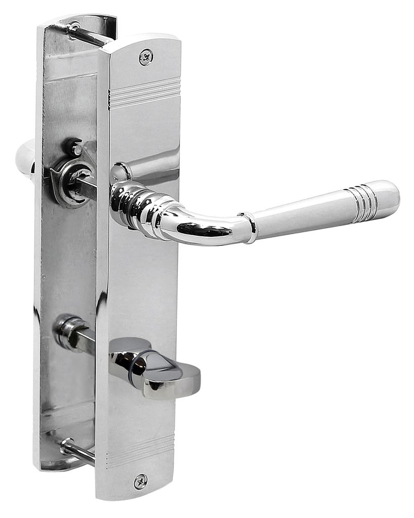 Türbeschlag 1383 Helena LS WC Chrom Türdrücker Türklinke Türgriffe