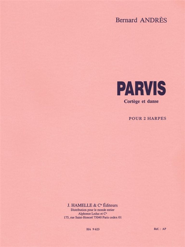 Parvis pour 2 harpes partition