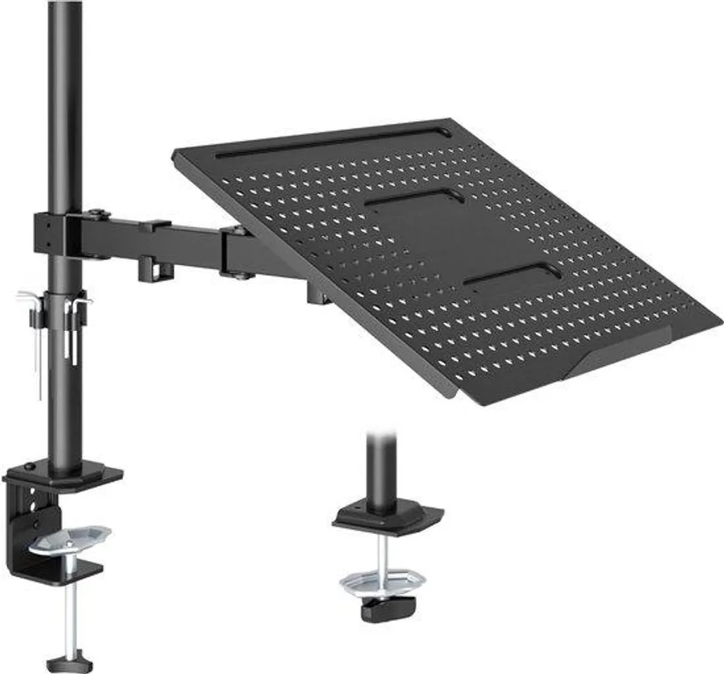 Support Écran Ventilable et Orientable - Double Fixation pour 13-32 Pouces