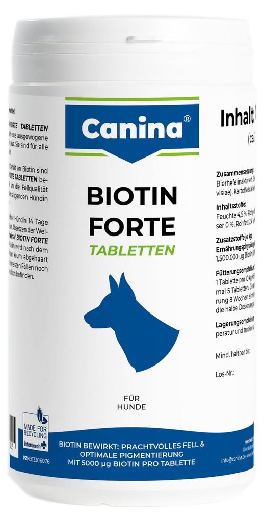 Canina Pharma Biotin Forte Tabletten - 700 g Obrázok produktu 