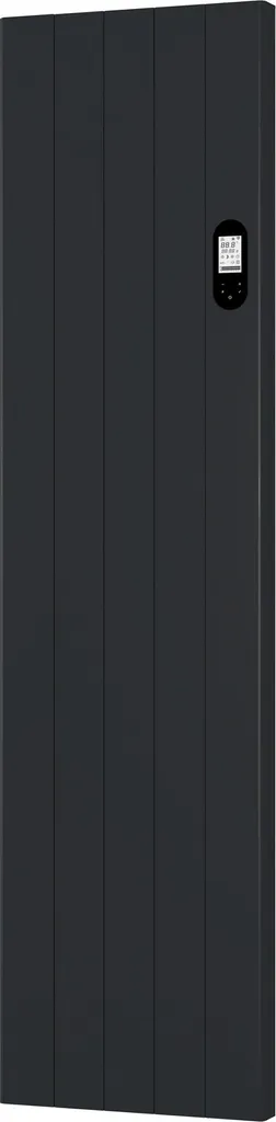 Radiateur vertical noir 1500W : la solution gain de place et design