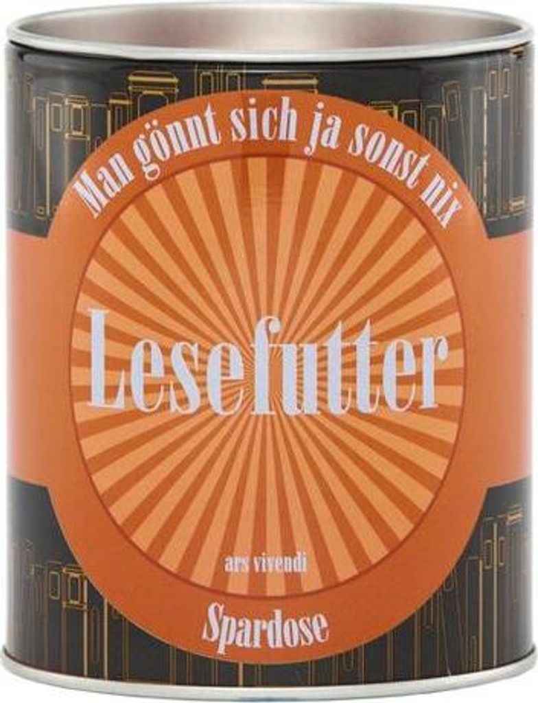 Spardose "Lesefutter"