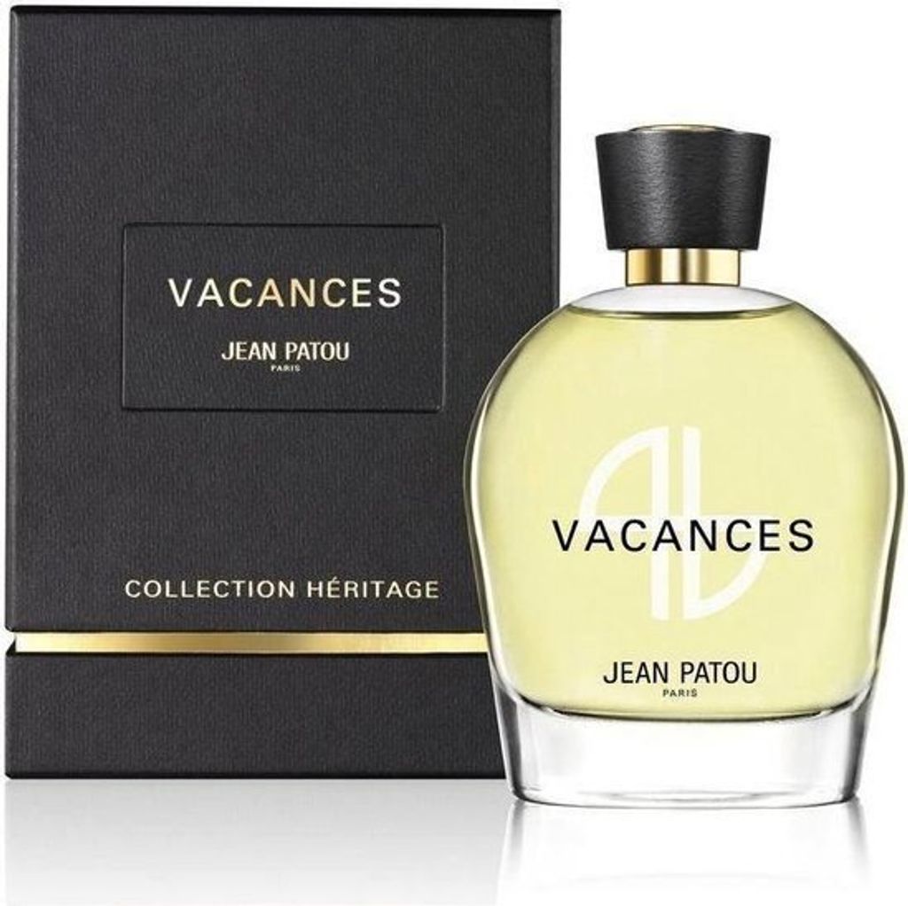 A product shot of a perfume bottle and its packaging.