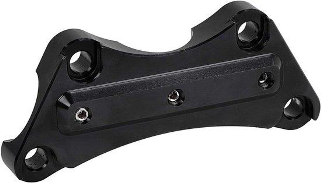 Motorrad Lenkergriff - Lenkradheber - Verhindert Rutschverschleiß - CNC-Blech-Aluminium - 2,5 cm Durchmesser - schwarz