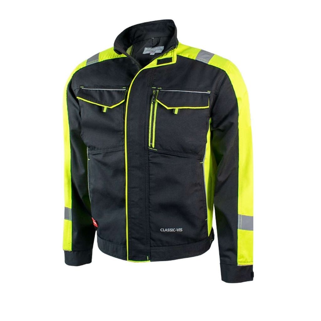 Arbeitskleidung ART.MaSter CLASSIC-VIS schwarz/gelb Jacke 48