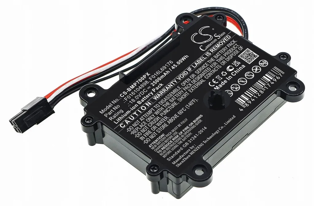 Batterie Bosch Indego 350 400 M 700 S+ F016104898 Li-Ion 18V 2.5Ah