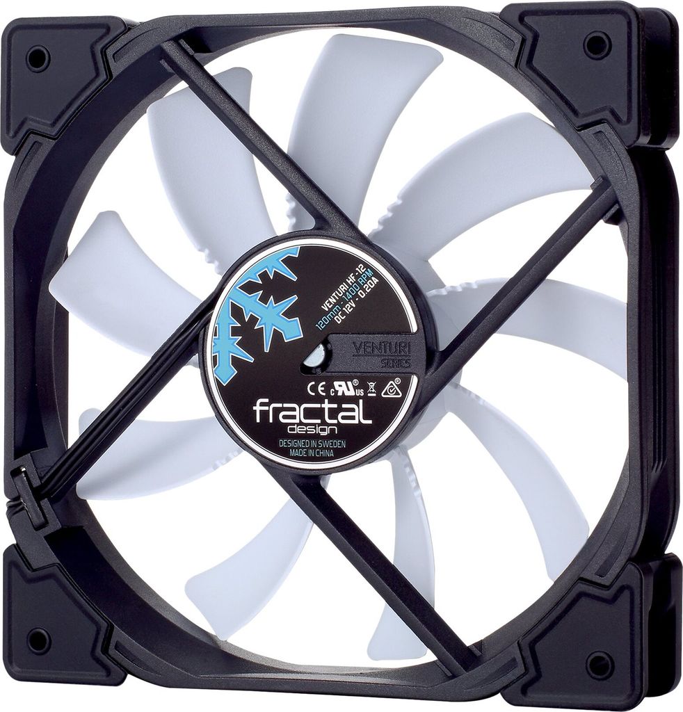 FRACTAL DESIGN Lüfter Venturi HF-12 120mm white