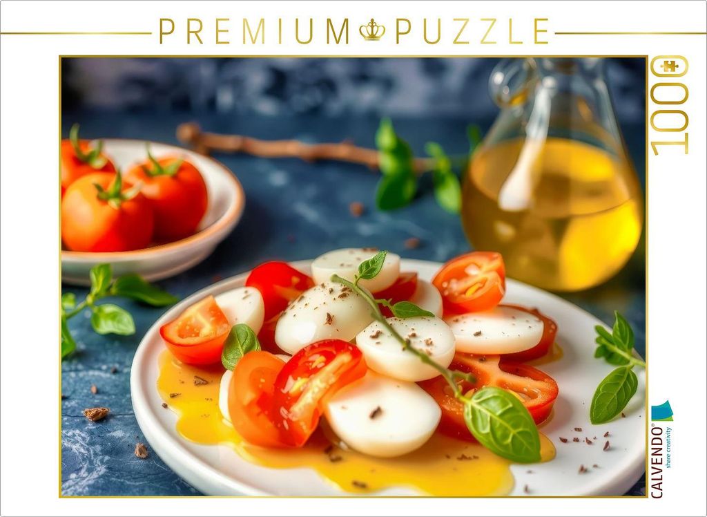 CALVENDO Puzzle Natürlich. Mediterran. Unwiderstehlich. | 1000 Teile Lege-Größe 64x48cm Foto-Puzzle für glückliche Stunden