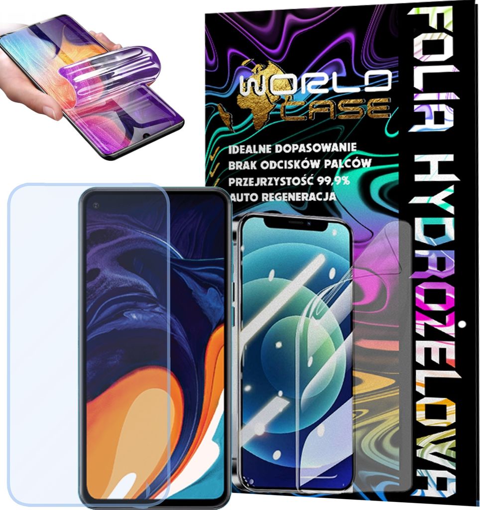Schutzfolie Aus Hydrogel Für Samsung A60 Bildschirm Stark Haltbar