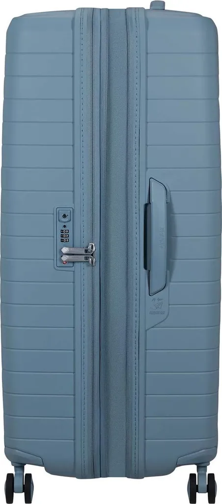 Grande Valise Rigide Extensible 83cm Spinner Fastforward Bleu Clair TSA - 4