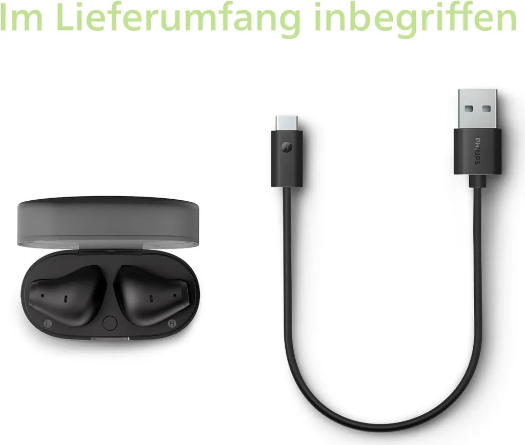 Philips TAE2146BK/00 Auricolari USB-C - Audio Premium e Chiamate HD - 3