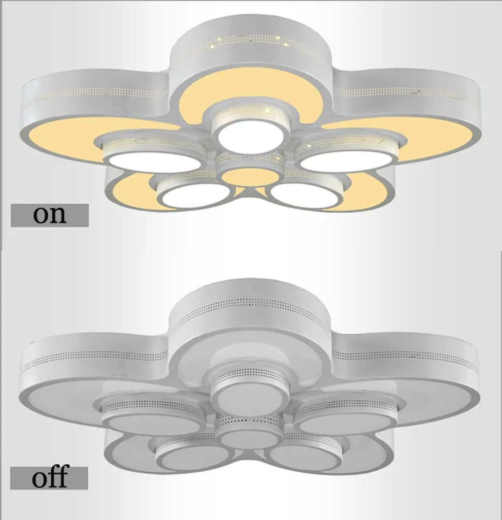 Éclairage Plafonnier LED salon et chambre avec télécommande pratique - 2