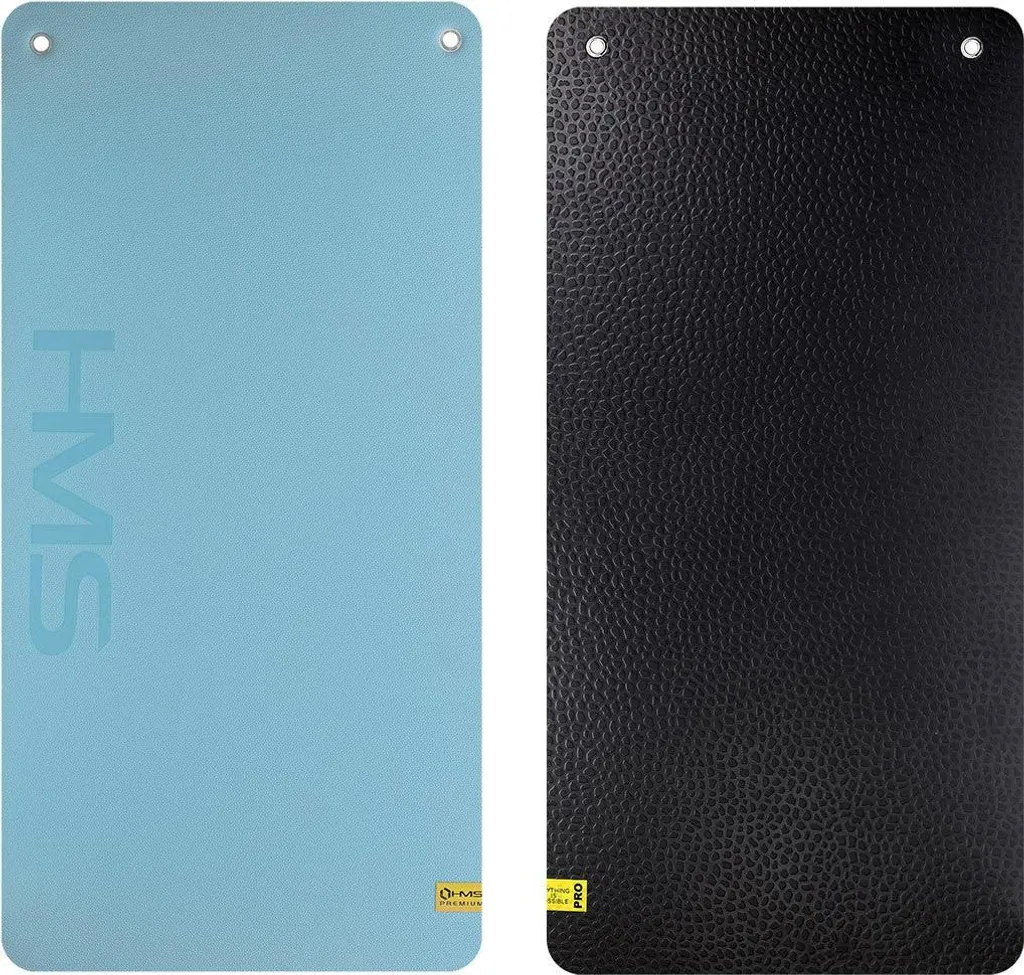Tapis de gym de qualité supérieure coloris bleu noir pour le sport